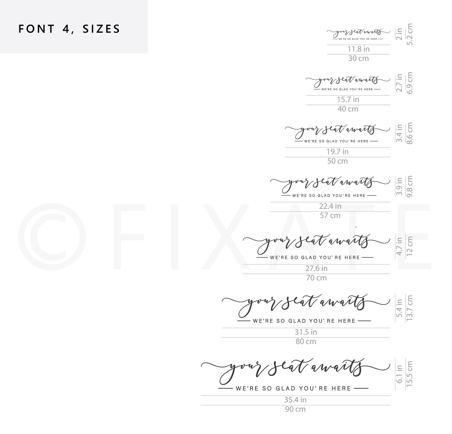 Please Find Your Seat Wedding Decal Seating Plan Sticker 17