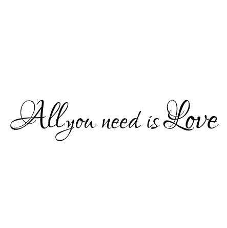Wall Sticker - All you need is Love