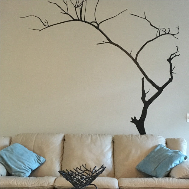 Dead Tree Wall Decal without Leaves