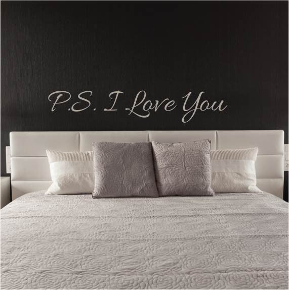 Wall Sticker Love Quote – PS I love you