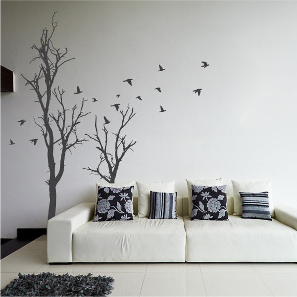 Large Dead Tree Wall Decal Fixate