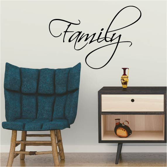 Wall Sticker Quote - Family