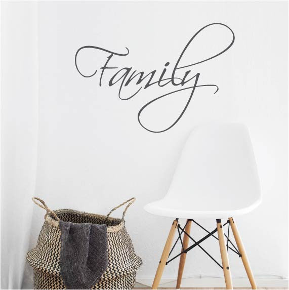 Wall Sticker Quote - Family