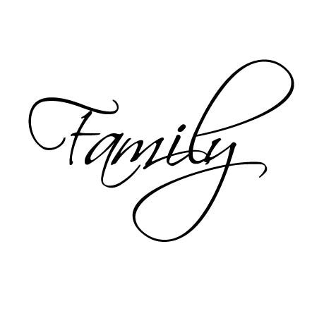 Wall Sticker Quote - Family